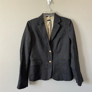 J Crew Charcoal Gray Wool Blend Blazer 2